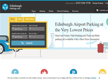 Tablet Screenshot of edinburghparking.com